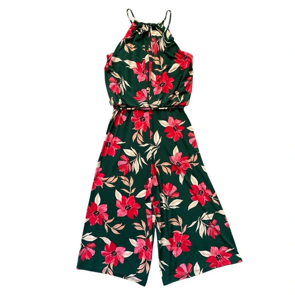 Maggy London Tropical Floral Jumpsuit - Picture 2 of 3
